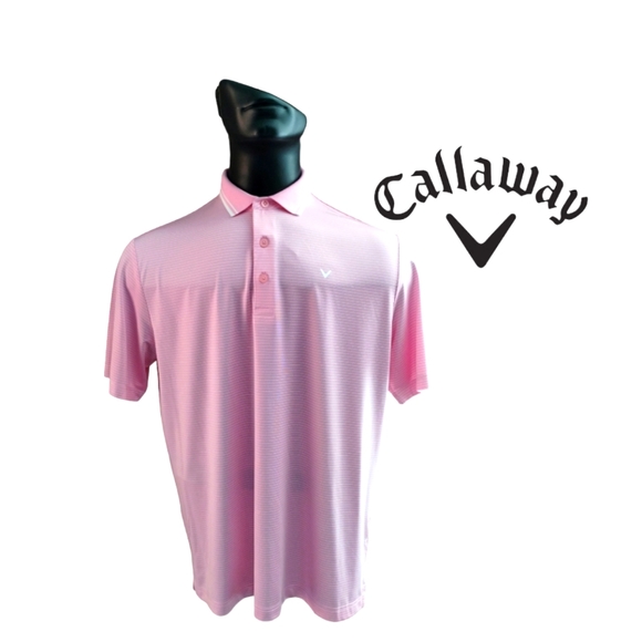 Callaway Opti-Dri Polo Shirt Men's Medium Short Sleeve - Picture 1 of 5